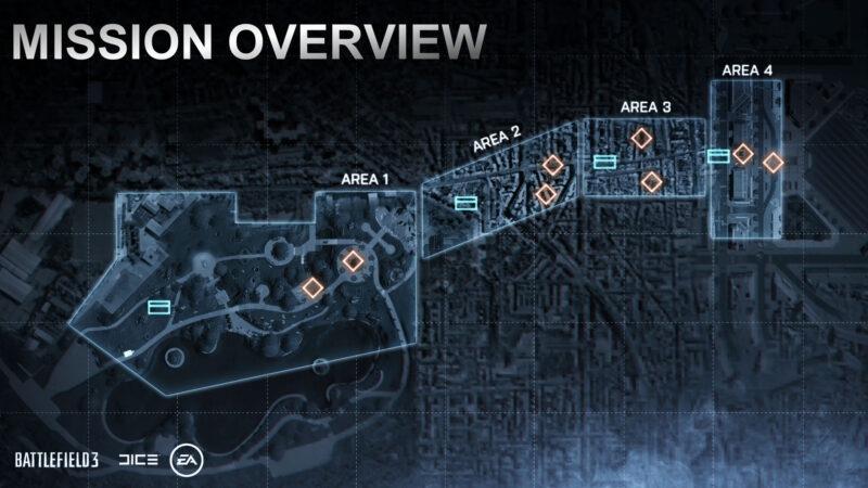 Battlefield 4 Operation Metro layout